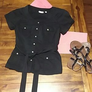 New York & Company Women's Large Blouse